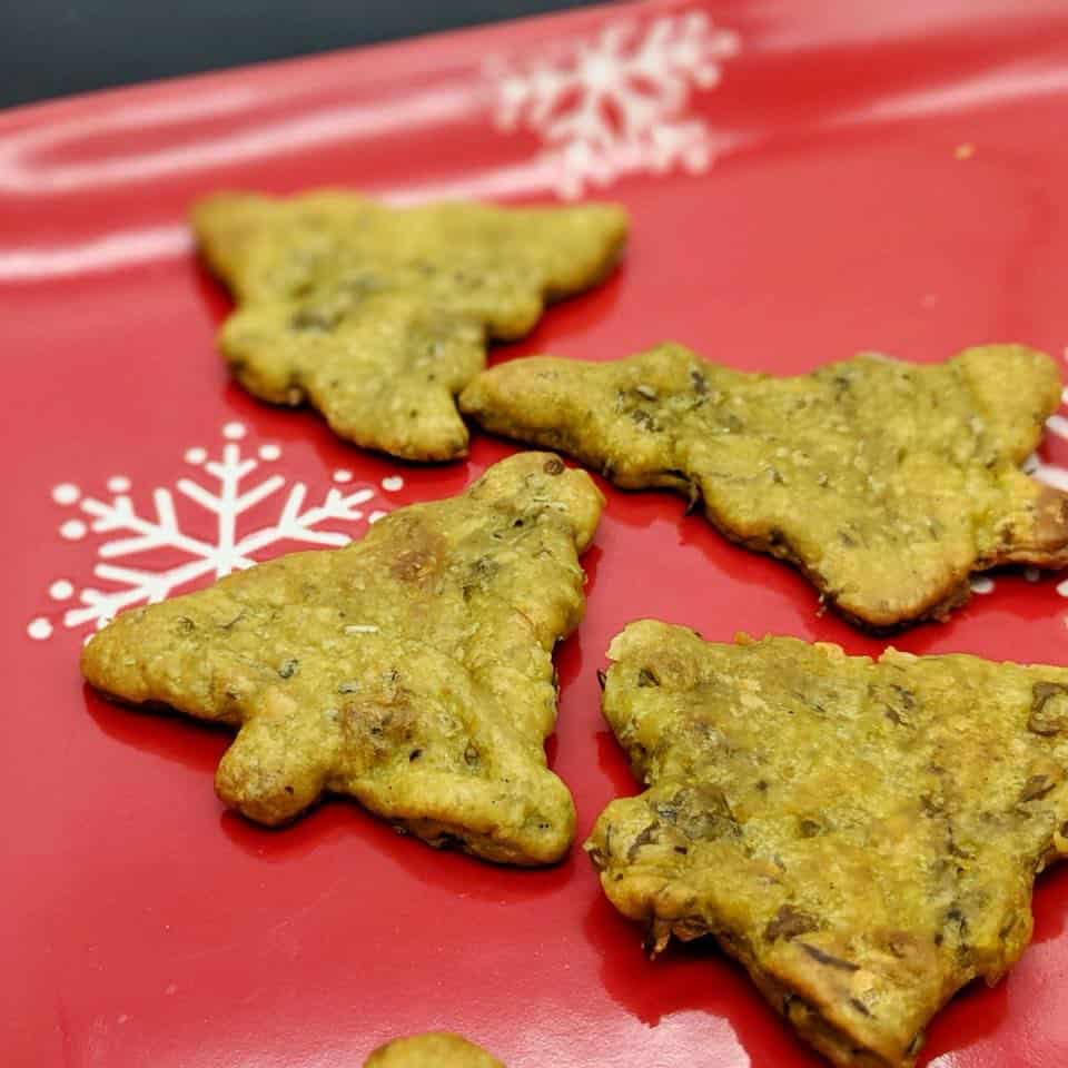 Pea and Lemon Crackers