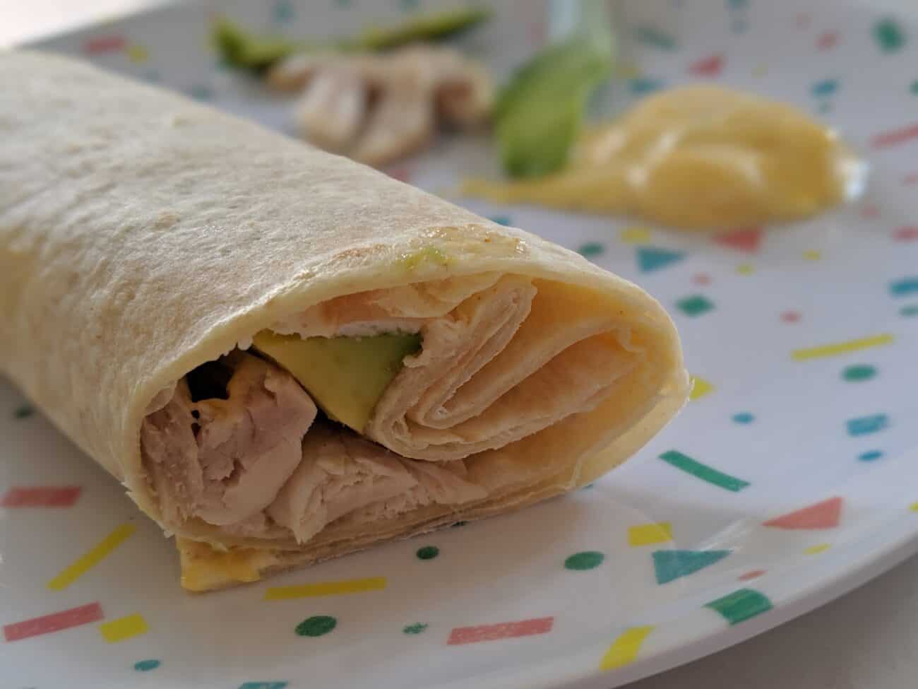 Chicken and Mango Wraps