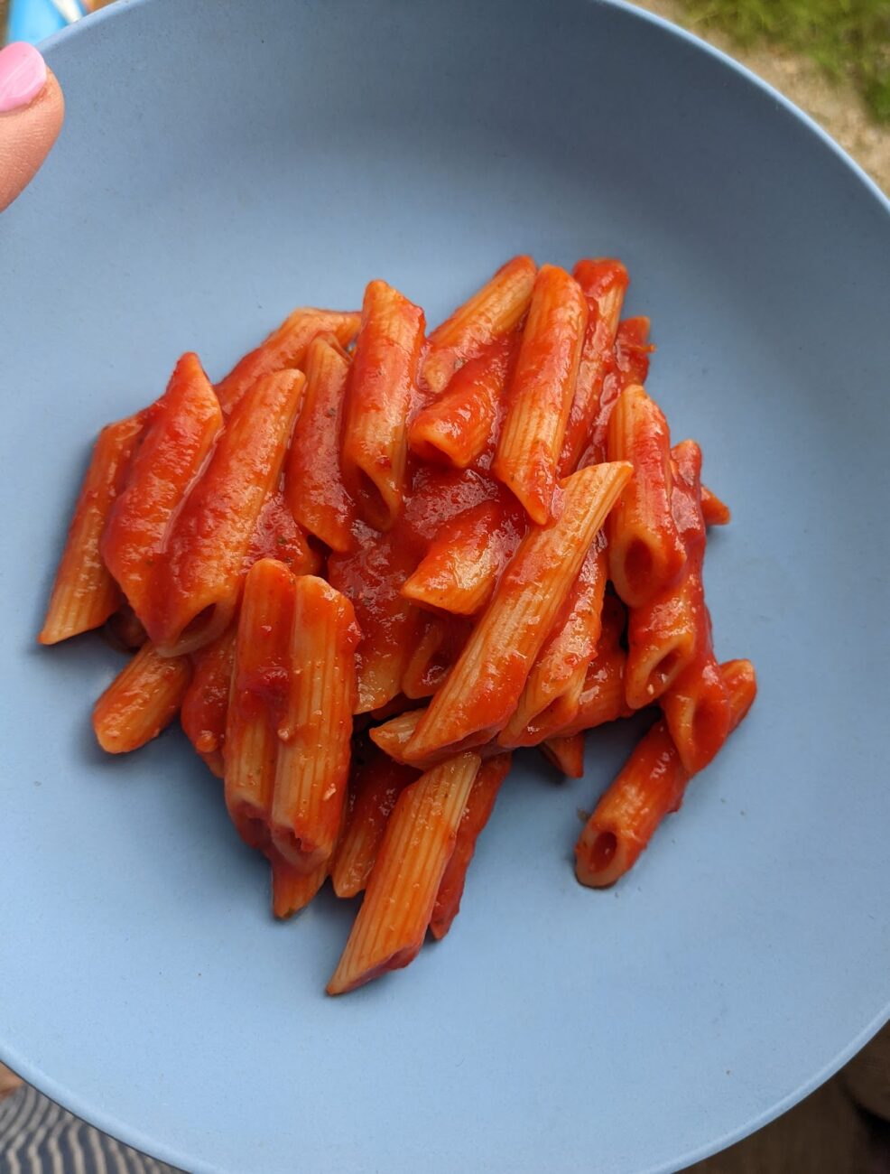 Super Quick Pepper And Tomato Pasta