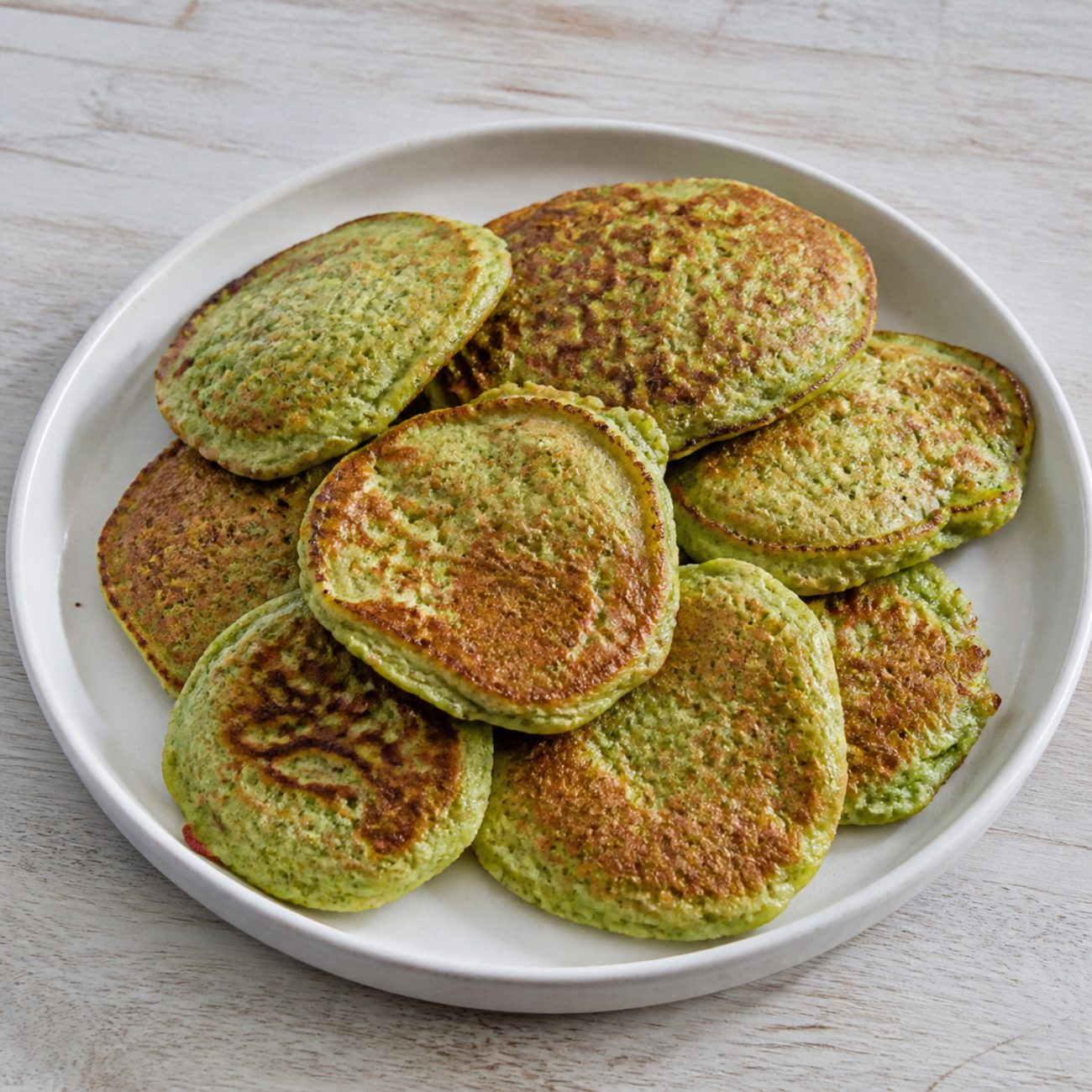 Spinach Smoothie Pancakes