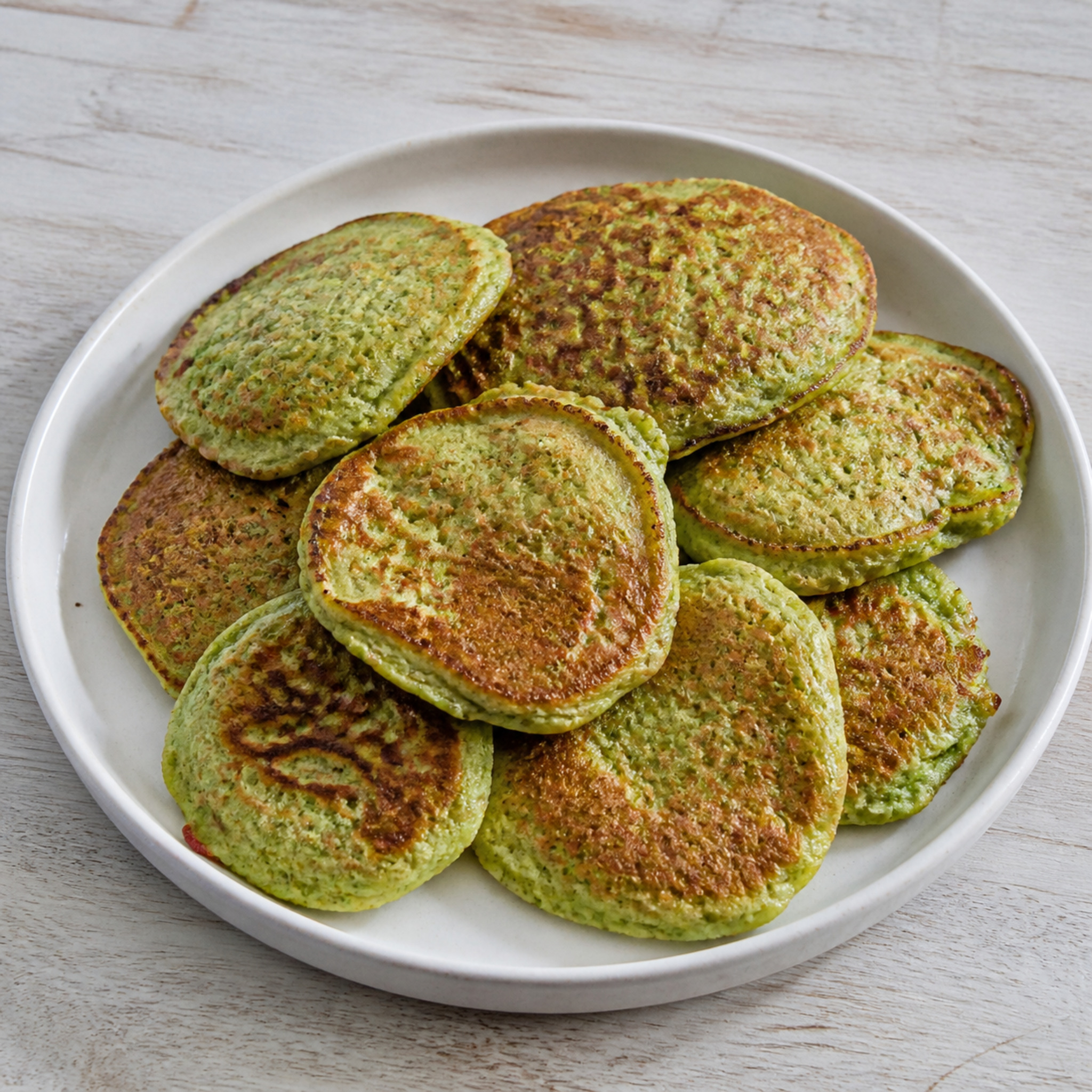 Spinach Smoothie Pancakes