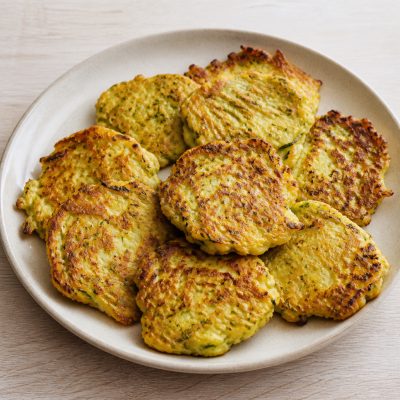 Cheesy Courgette Pancakes