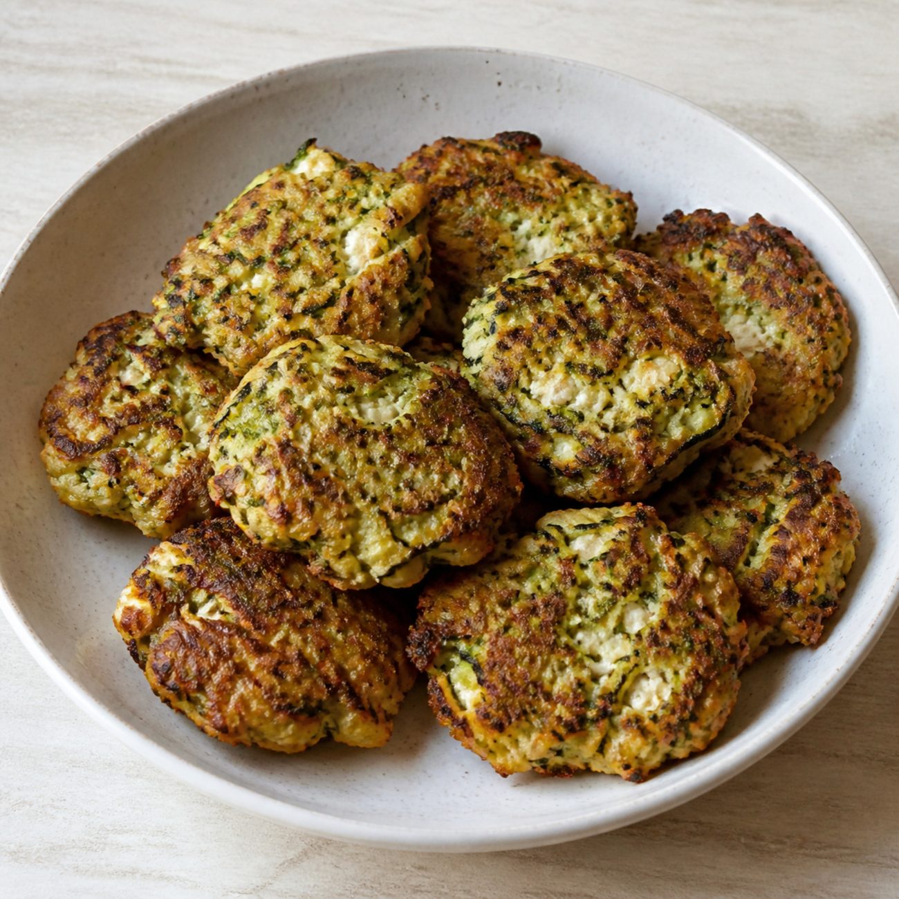 Greek-style Courgette Fritters