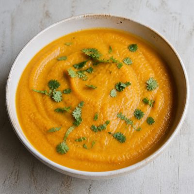 Carrot, Sweet Potato and Coconut Soup