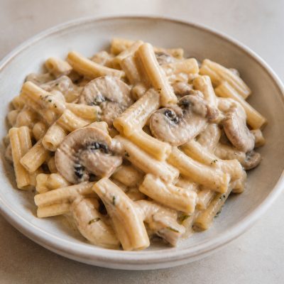 Mushroom and Tarragon Pasta