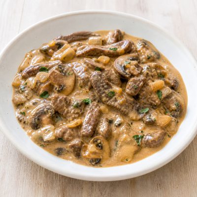 Slow Cooker Beef Stroganoff