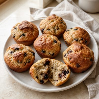 Mini Banana Currant Buns