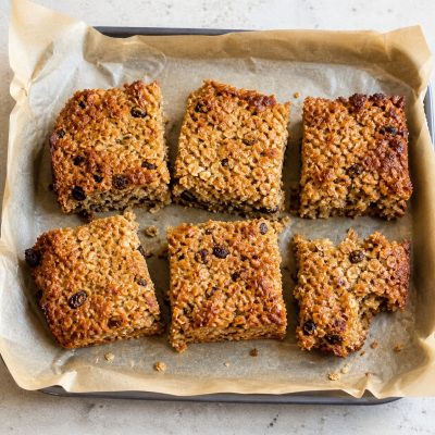 Apple and Cinnamon Flapjack